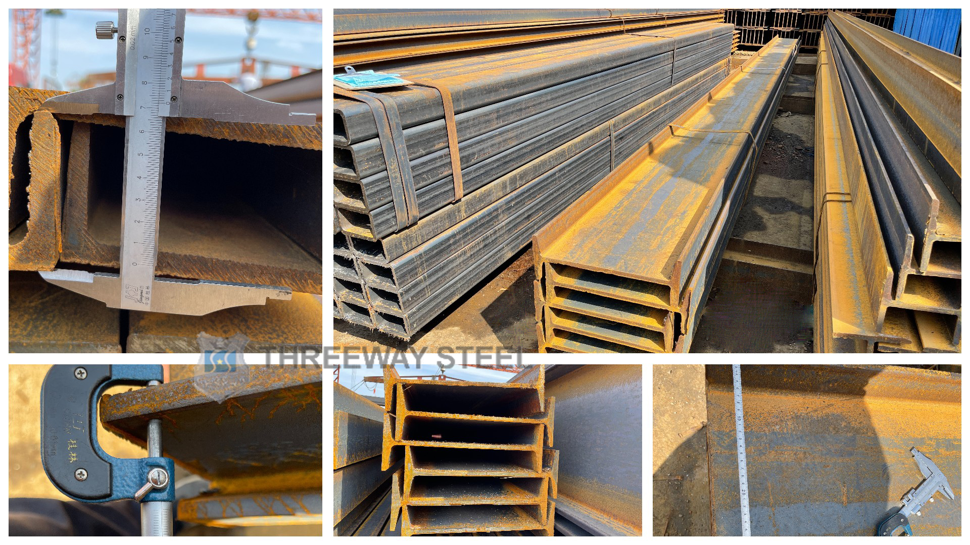 Exportação de vigas I de aço da Indonésia