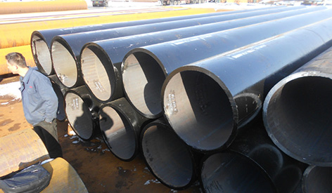 Aplicação de tubo de aço com costura reta em tubulação de pressão