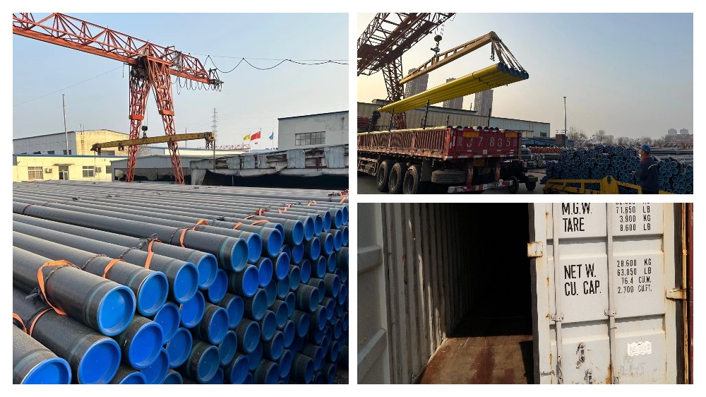 Exportação de tubos de aço sem costura Peru ASTM A53