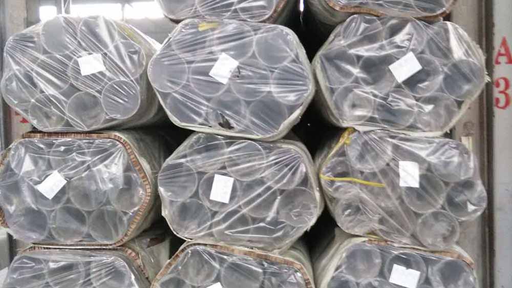 Tecnologia de construção de tubulação interna de abastecimento de água de parede fina em aço inoxidável