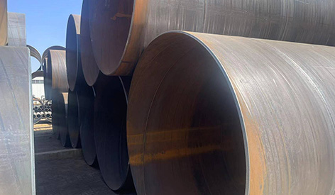 Detalhes do processo de soldagem do x46 tubo de aço em espiral de arco submerso duplo-lados