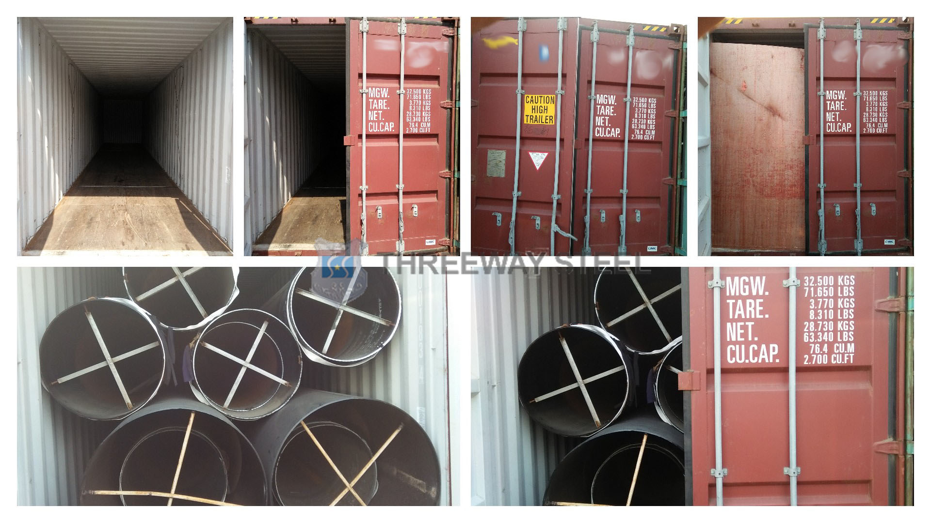 Exportação de tubos de aço LSAW do Camboja