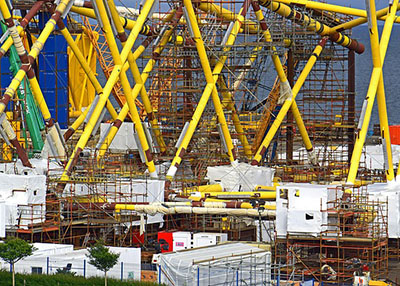 Linha de tubulação de perfuração