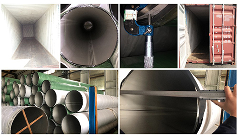 Exportação de tubos de aço inoxidável Turquia TP304L